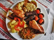 traditional food prepared by a local lady